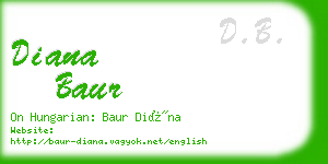 diana baur business card